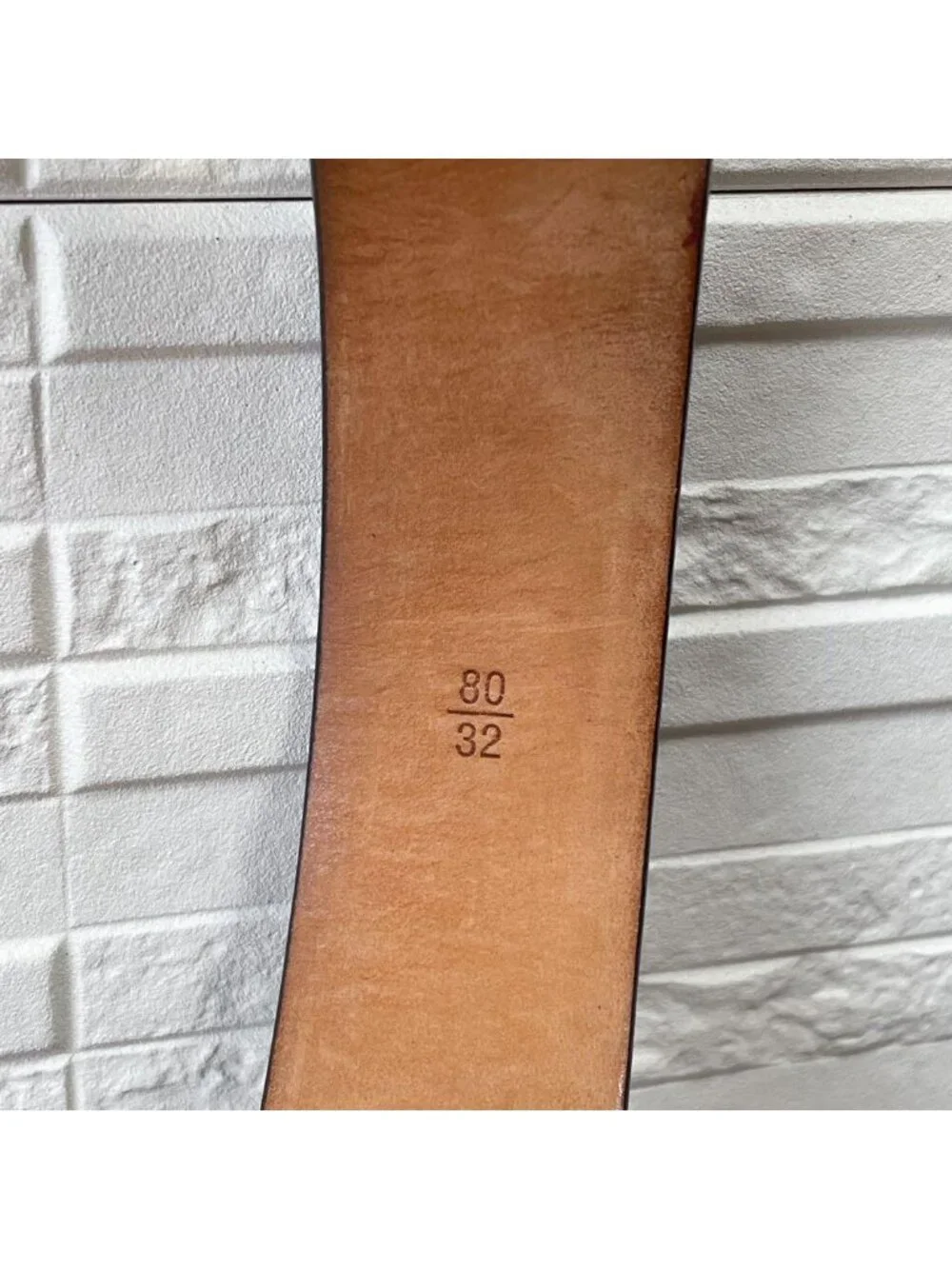 Louis Vuitton Leather Monogram Ceinture Belt Gold Brown